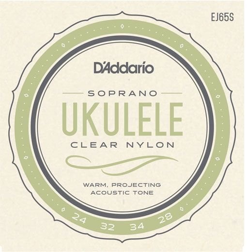 Strings for soprano ukulele D'Addario EJ65S