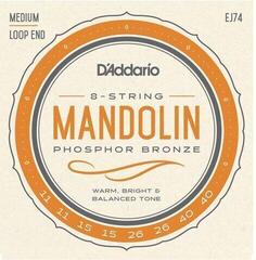 Cordes de mandolines D'Addario EJ74 Cordes de mandolines