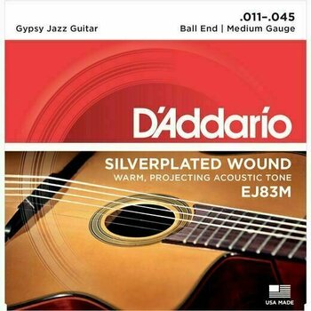Cordes de guitares acoustiques D'Addario EJ83M - 1