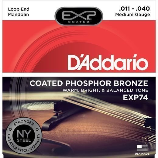 Mandolinsträngar D'Addario EXP-74 Mandolin Strings