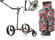 Jucad Carbon 3-Wheel Deluxe SET Camouflage Manual Golf Trolley