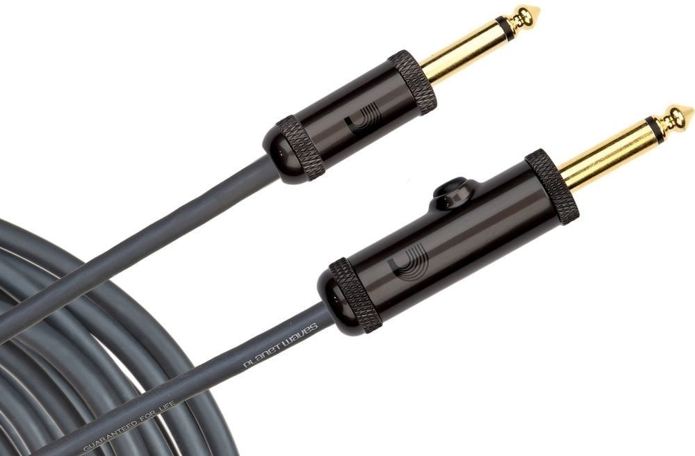 Instrument Cable D'Addario Planet Waves PW-AG-15 Black 4,5 m Straight - Straight