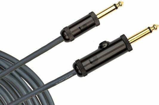 Instrument Cable D'Addario Planet Waves PW-AG-20 Black 6 m Straight - Straight - 1