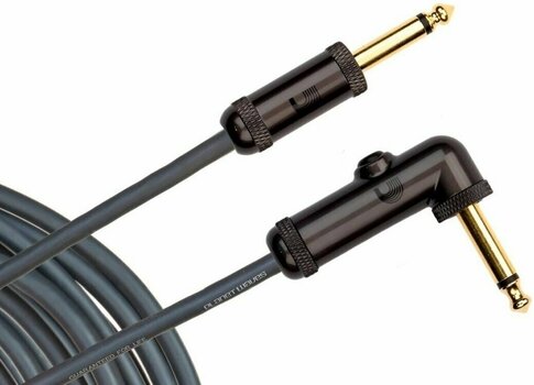 Instrument Cable D'Addario Planet Waves PW-AGRA-10 Black 3 m Straight - Angled - 1