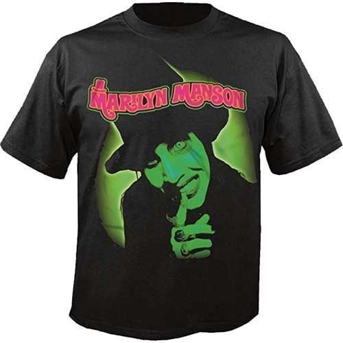 T-Shirt Marilyn Manson T-Shirt Unisex Smells Like Children Black S