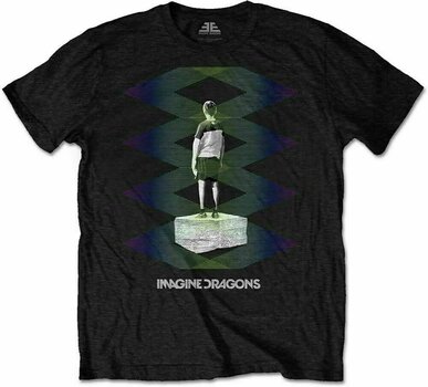 Shirt Imagine Dragons Shirt Zig Zag Black L - 1