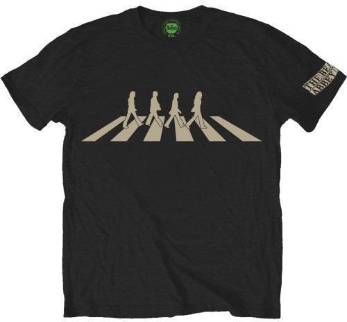T-shirt The Beatles T-shirt Abbey Road Silhouette Preto S