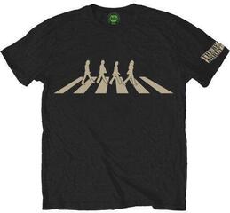 T-Shirt The Beatles T-Shirt Abbey Road Silhouette Male Black XL