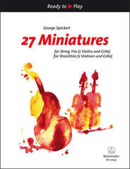 Noder Bärenreiter 27 Miniatures for String Trio Noder
