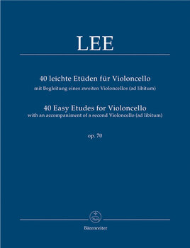 Noder Bärenreiter 40 Easy Etudes for Violoncello op. 70 Noder - 1