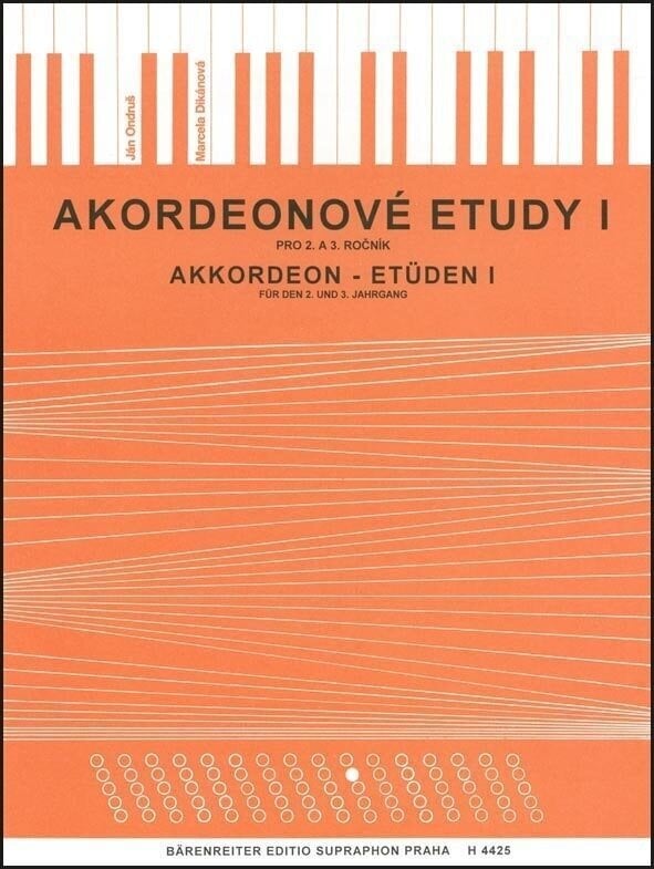 Noten Bärenreiter Akordeonové etudy Noten