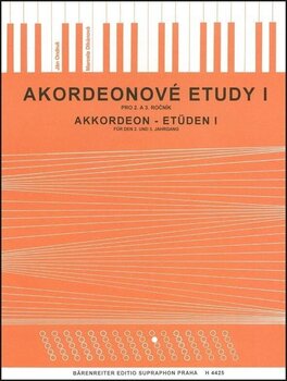 Noten Bärenreiter Akordeonové etudy Noten - 1