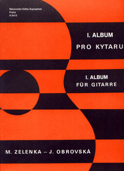 Noter Milan Zelenka, Jana Obrovská Album pro kytaru I Noter - 1