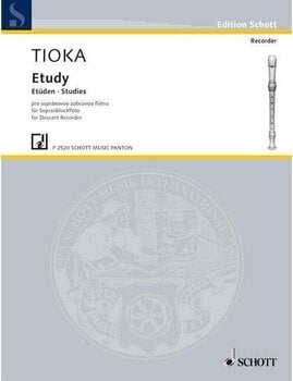 Sheet Music Schott Etudy pro sopránovou zobcovou flétnu Sheet Music - 1