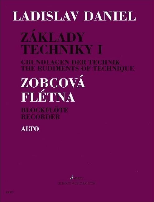 Note Schott Základy techniky I Zobcová flétna Alto Note