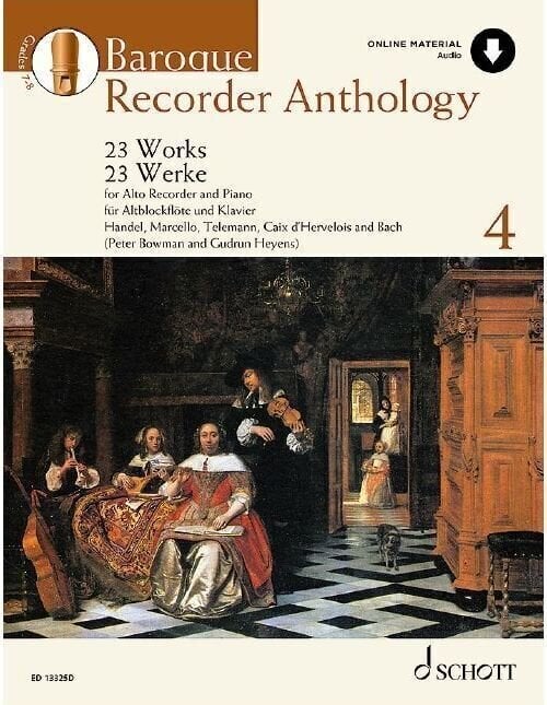Sheet Music Schott Baroque Recorder Anthology Sheet Music