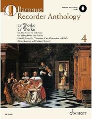 Sheet Music Schott Baroque Recorder Anthology Sheet Music