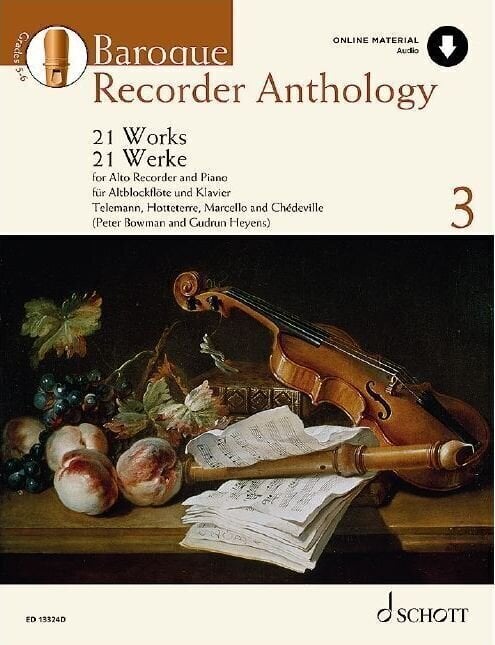 Sheet Music Schott Baroque Recorder Anthology Sheet Music