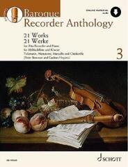 Note Schott Baroque Recorder Anthology Note