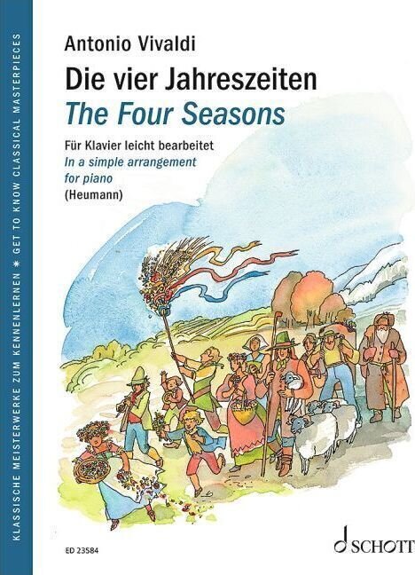 ноти Schott The Four Seasons in a simple arragement for piano ноти