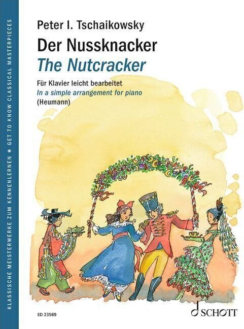 Note Schott The Nutcracker in a simple arrangement for piano Note