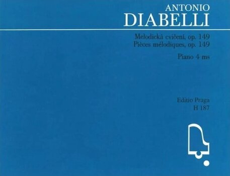Note Antonio Diabelli Melodická cvičení v rozsahu kvinty op. 149 Note - 1