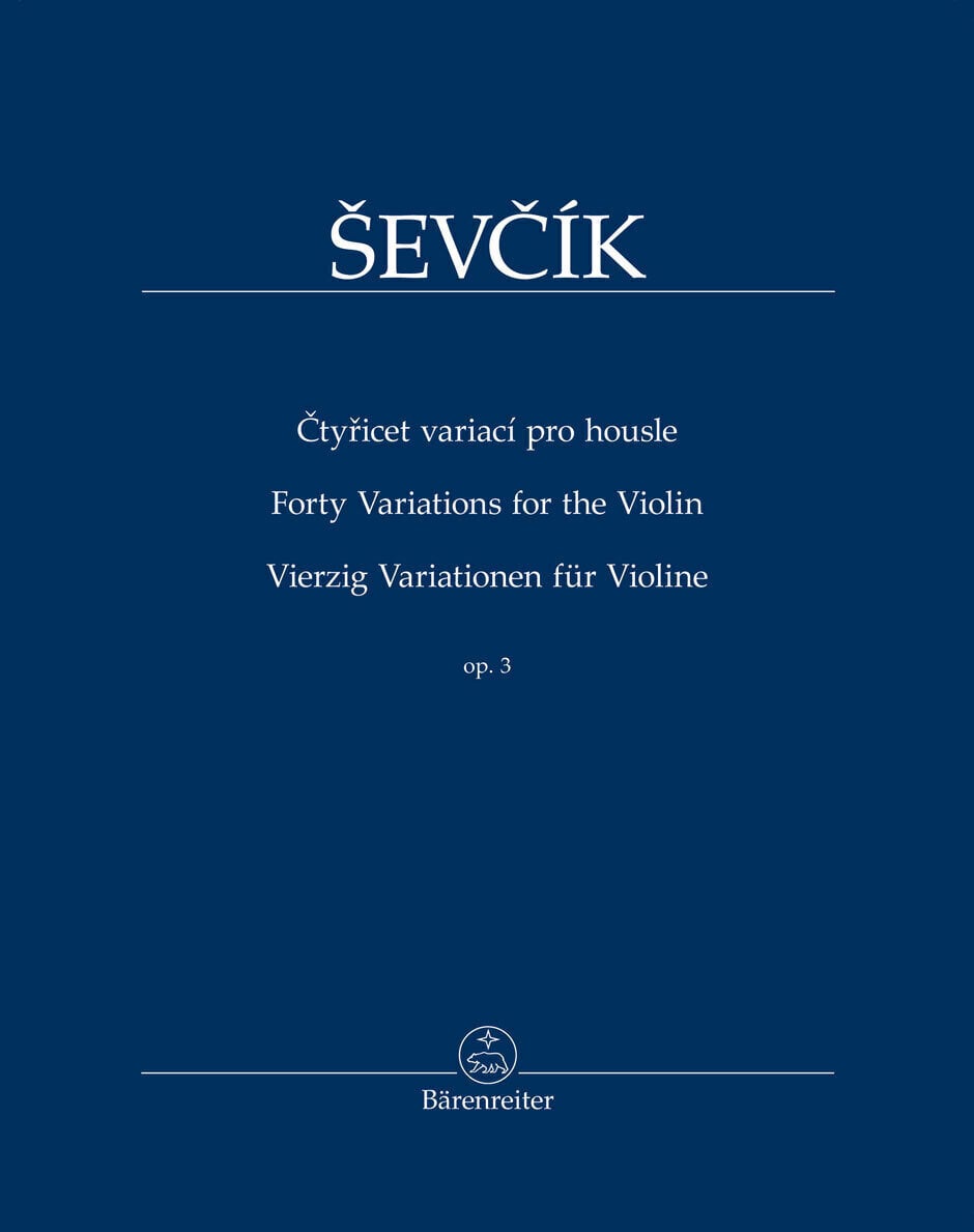 Noder Bärenreiter Čtyřicet variací pro housle op. 3 Noder