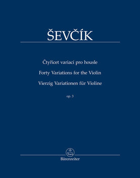 Noder Bärenreiter Čtyřicet variací pro housle op. 3 Noder - 1