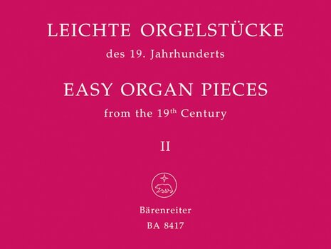 Note Bärenreiter Easy Organ Pieces Note - 1