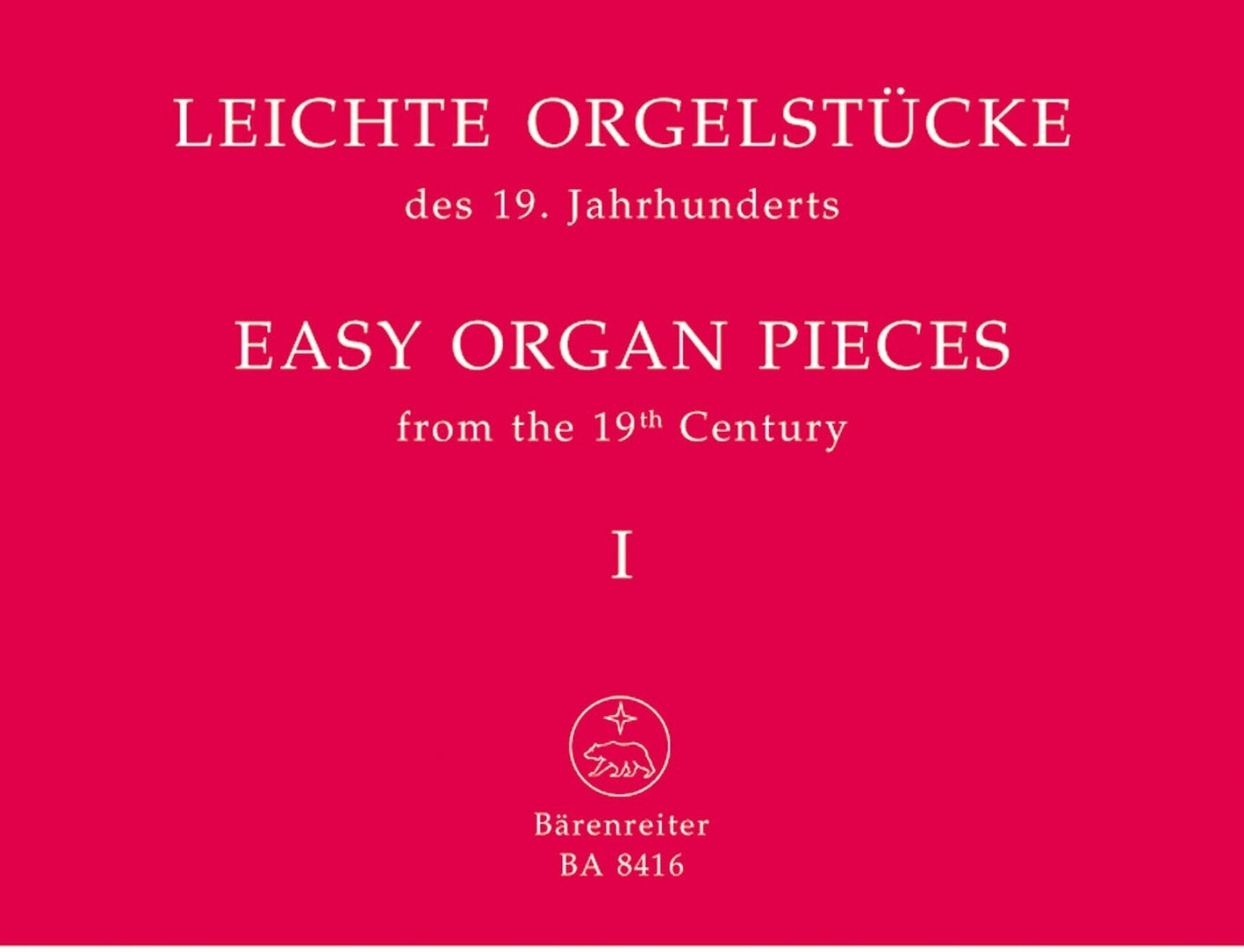 Note Bärenreiter Easy Organ Pieces Note