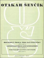 Noder Otakar Ševčík Houslová škola pro začátečníky op. 6 Noder