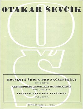 Noder Otakar Ševčík Houslová škola pro začátečníky op. 6 Noder - 1