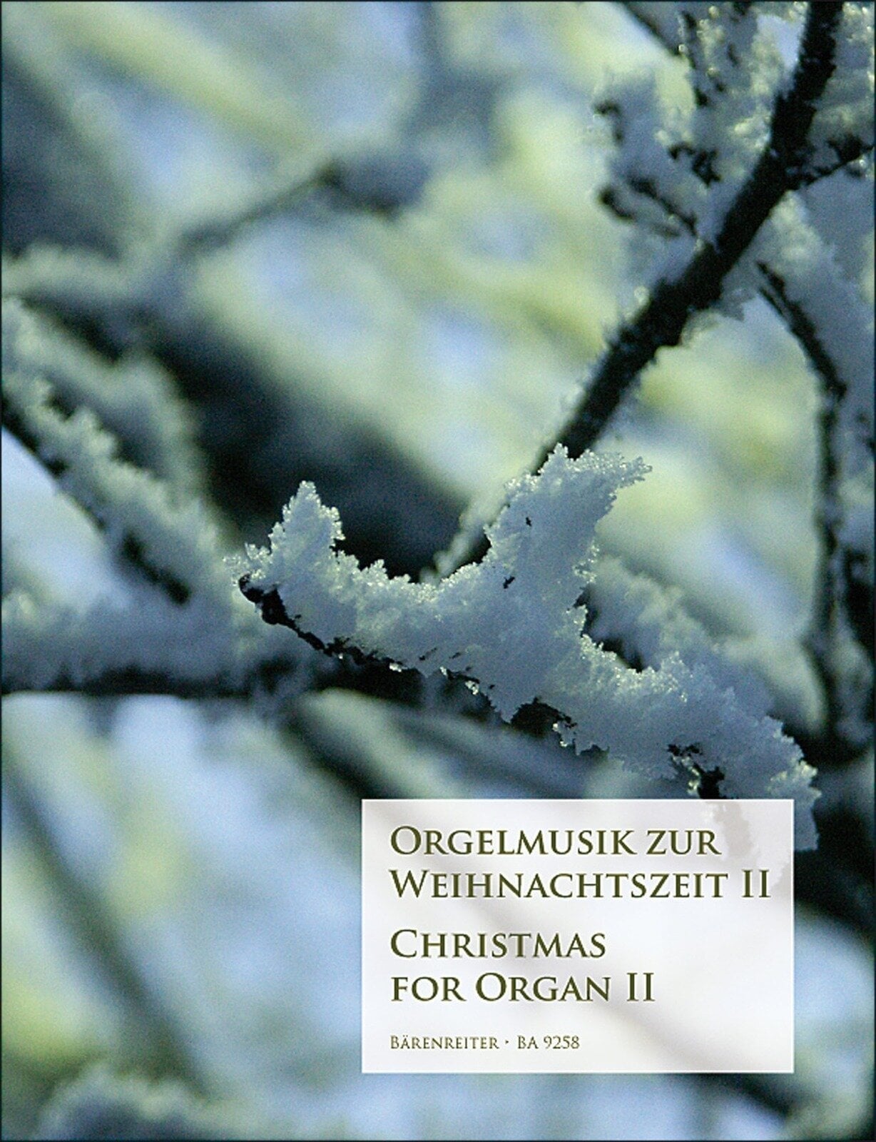 Note Bärenreiter Christmas for Organ Note