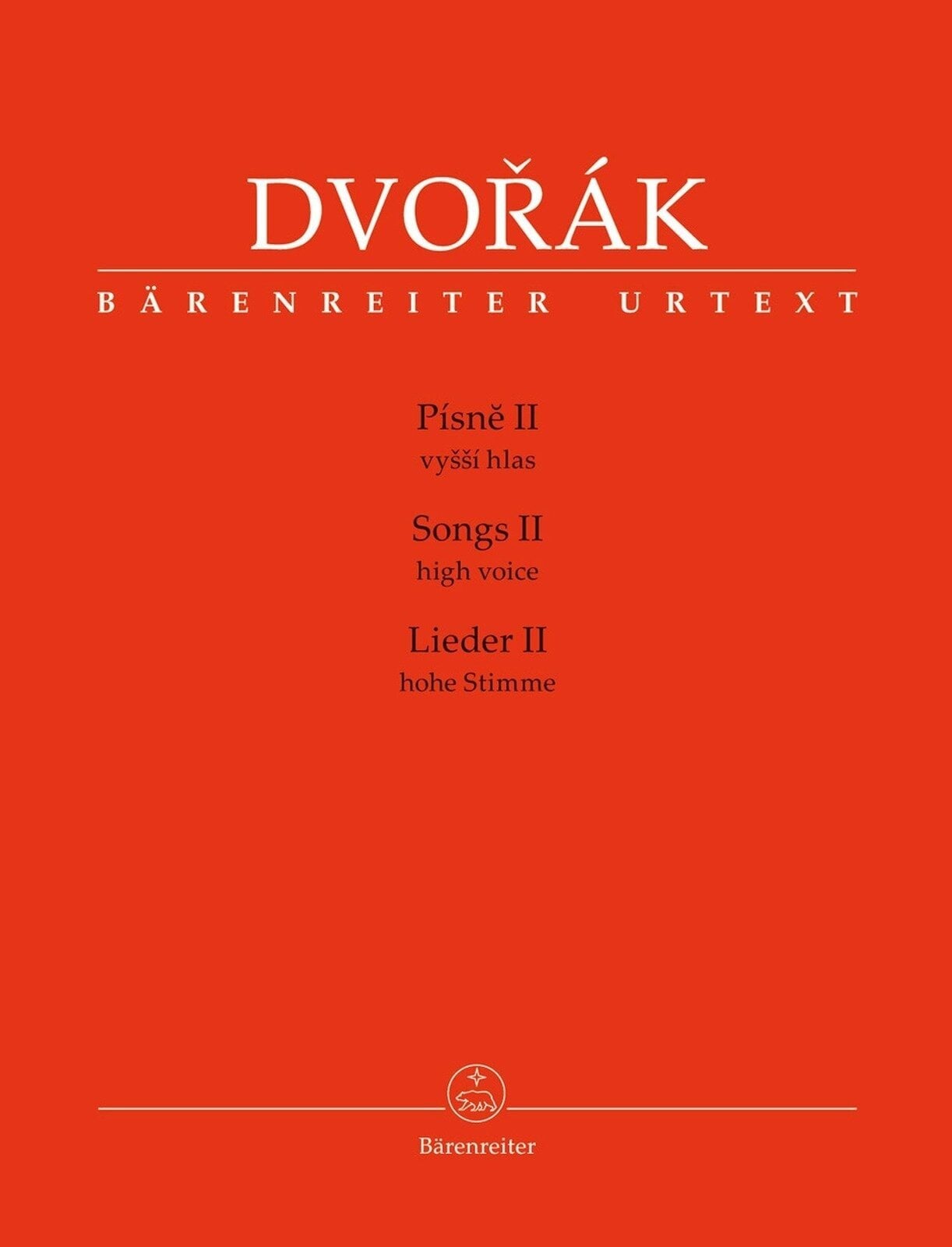 Noder Bärenreiter Písně II Noder