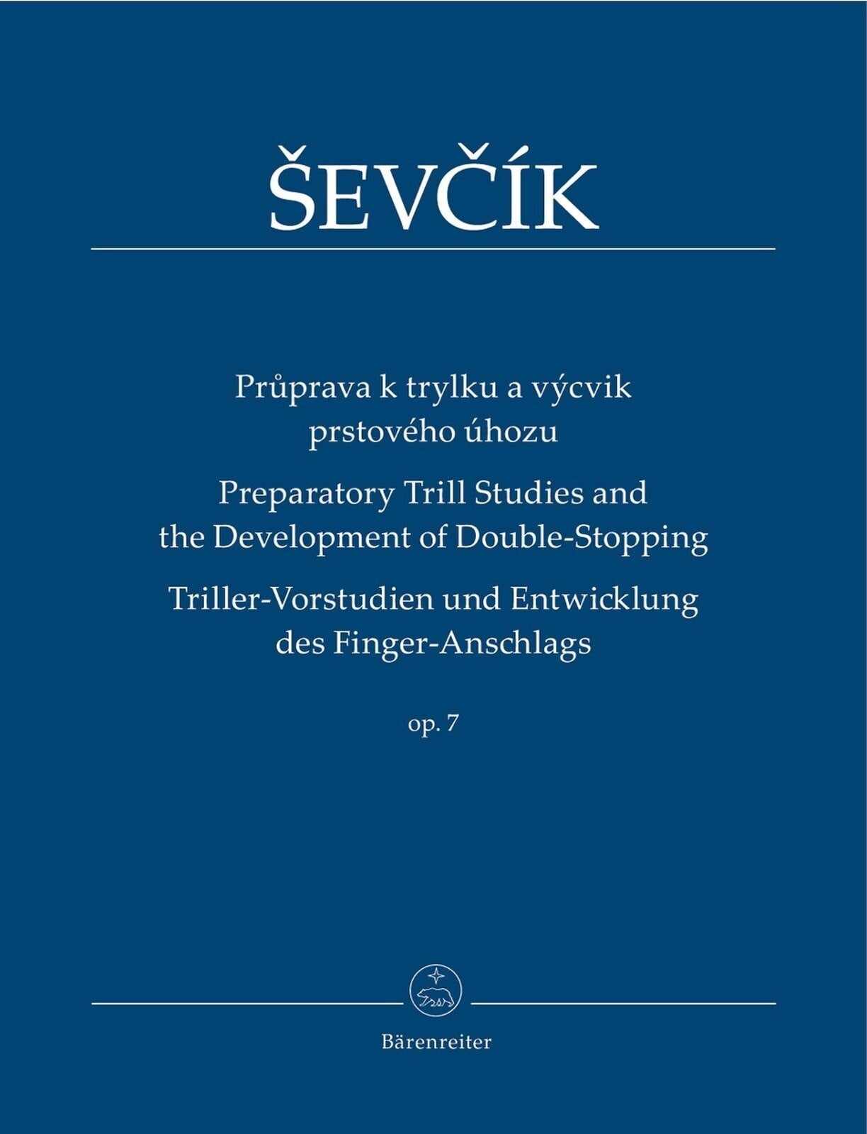 Noder Otakar Ševčík Průprava k trylku a výcvik prstového úhozu op. 7 Noder