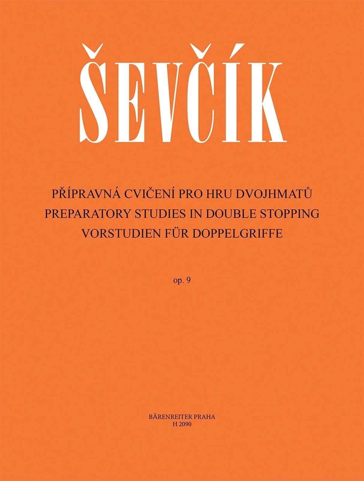Noder Otakar Ševčík Přípravná cvičení pro hru dvojhmatů op. 9 Noder