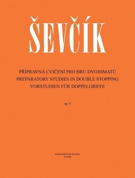 Noder Otakar Ševčík Přípravná cvičení pro hru dvojhmatů op. 9 Noder - 1