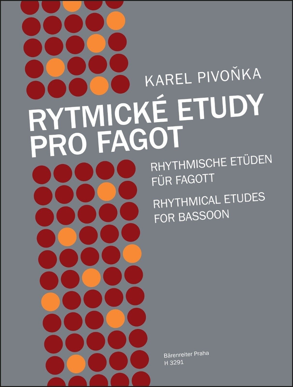 Note Bärenreiter Rytmické etudy pro fagot Note