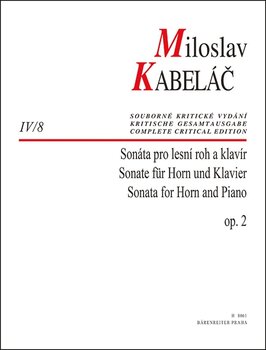 Sheet Music Bärenreiter Sonáta pro lesní roh a klavír op. 2 Sheet Music - 1
