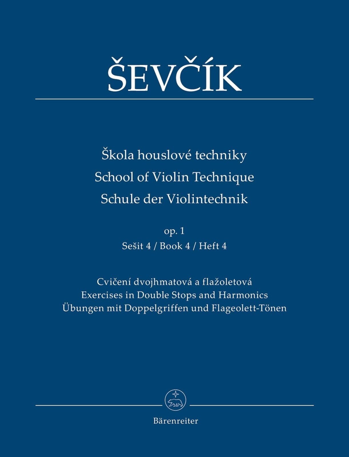 Note Bärenreiter Škola houslové techniky op. 1 Note