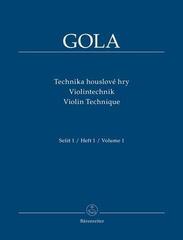 Note Bärenreiter Technika houslové hry Note