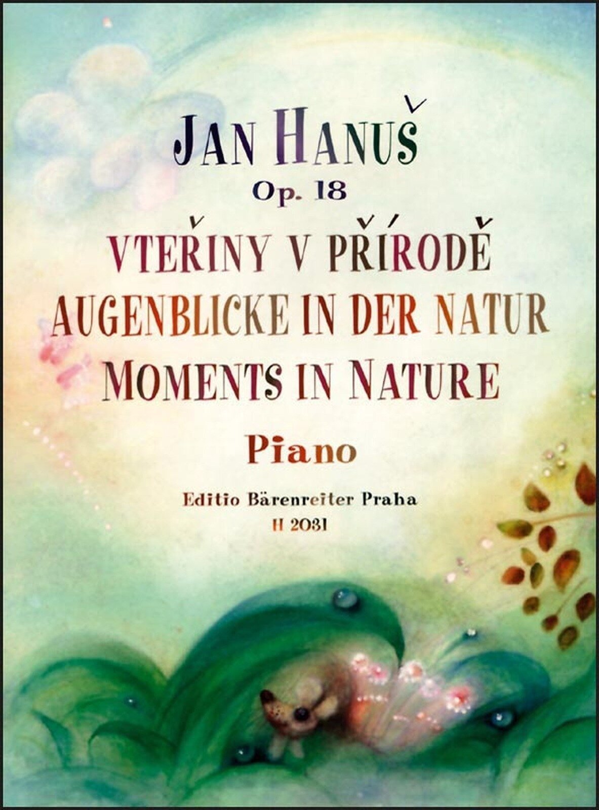 Noter Bärenreiter Vteřiny v přírodě op. 18 Noter
