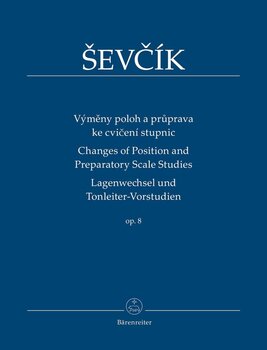 Note Bärenreiter Výměny poloh a průprava ke cvičení stupnic op. 8 Note - 1