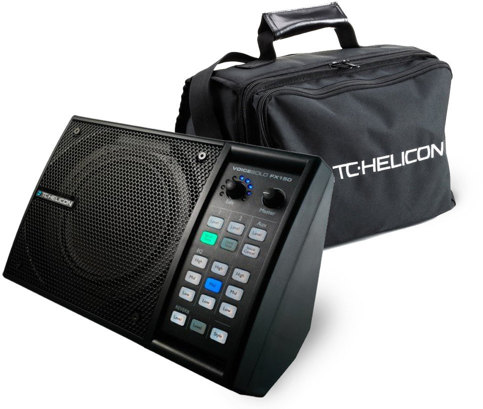 Aktiv scenmonitor TC Helicon VoiceSolo FX150 SET Aktiv scenmonitor
