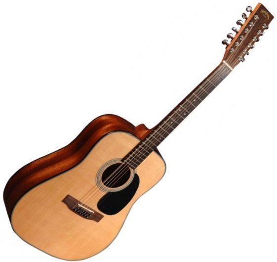 12-snarige akoestische gitaar Sigma Guitars DM12-1ST