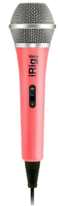 Mikrofon pro smartphone IK Multimedia iRig Voice Růžová