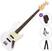 Baixo de 4 cordas SX SJB62 Standard SET Olympic White Baixo de 4 cordas