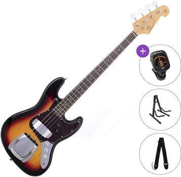 4-strenget basguitar SX SJB62C+ Standard SET 3-Tone Sunburst 4-strenget basguitar - 1