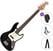 Bajo de 5 cuerdas SX SJB62+/5 Standard SET Black Bajo de 5 cuerdas