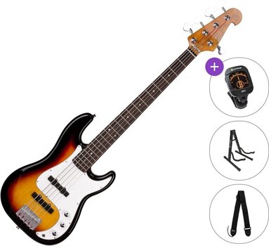 5-saitiger E-Bass, 5-Saiter E-Bass SX SPB62+/5 Standard SET 3-Tone Sunburst 5-saitiger E-Bass, 5-Saiter E-Bass - 1